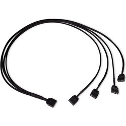 Alphacool Alphacool Y-Splitter aRGB 3-Pin auf 4x 3-Pin 60cm - schwarz