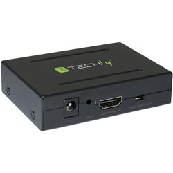 System przekazu sygnału AV Techly HDMI - Toslink - RCA (Chinch) czarny (025732)