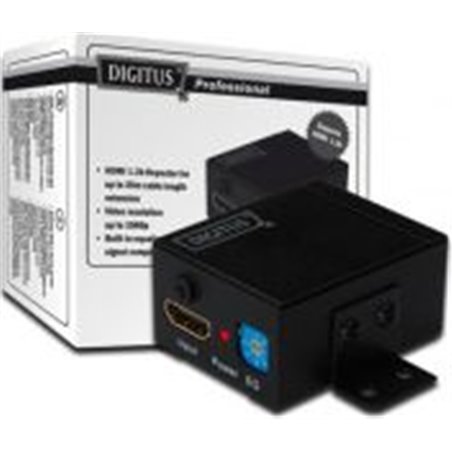 System przekazu sygnału AV Digitus wzmacniacz HDMI do 35m ,Equalizer, 1080p, DTS-HD, HDCP, LPCM (DS-55901)