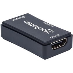 System przekazu sygnału AV Manhattan Wzmacniacz sygnału HDMI (Repeater) do 40m UHD 4K (207621)
