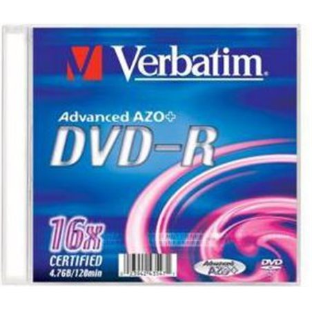 Verbatim DVD-R 4.7 GB 16x 10 sztuk (43729)