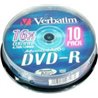Verbatim DVD-R 4.7 GB 16x 10 sztuk (43729)