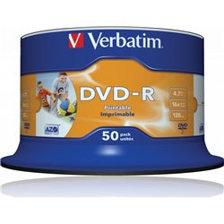 Verbatim DVD-R 4.7 GB 16x 50 sztuk (43548)