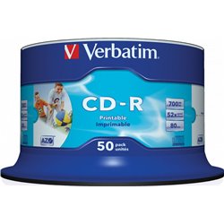 Verbatim CD-R 700 MB 52x 50 sztuk (43745)