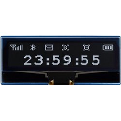 Waveshare Wyświetlacz OLED 2,23'' 128x32px - SPI/I2C - czarno-biały - do Raspberry Pi Pico - Waveshare 19750