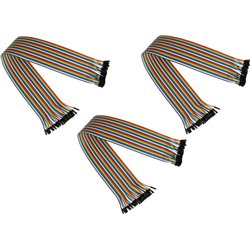 Alcasa kabelmeister Jumper Wire 40-Pin Bu-Bu 3er-Set 20cm