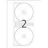 Herma Etykiety samoprzylepne Maxi 8624 na CD, białe, okrągłe, Ø 116 mm, papier matowy, 20 szt (8624)