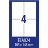 Avery Zweckform ETYK.ZF ECONOMY 105X148MM 024 100ARK ETYKIETA E100 ELA024 - ELA024