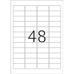 Herma Etykiety kolorowe A4, papier matowy czerwony, 960 szt (4367)