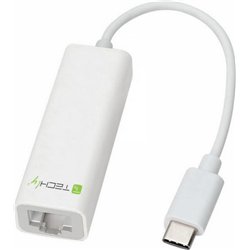 Karta sieciowa Techly ADAPTER USB-C 3.1 NA RJ45 GIGABIT 10/100/1000 (20379)