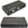 Konsola KVM Pawonik KONSOLA KVM HDMI 2.1 PRZEŁĄCZNIK SWITCH 4K 120HZ 8K 2 KOMPUTERY - 1 MONITOR