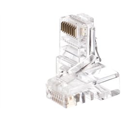 NetRack wtyk RJ45 UTP linka, kat. 5e (100 szt) (NP41)