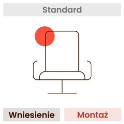 Montaż fotela (wniesienie, fachowy montaż, wyniesienie opakowań)