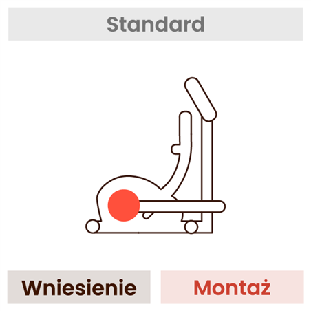 Montaż orbitreka (wniesienie, fachowy montaż, wyniesienie opakowań)