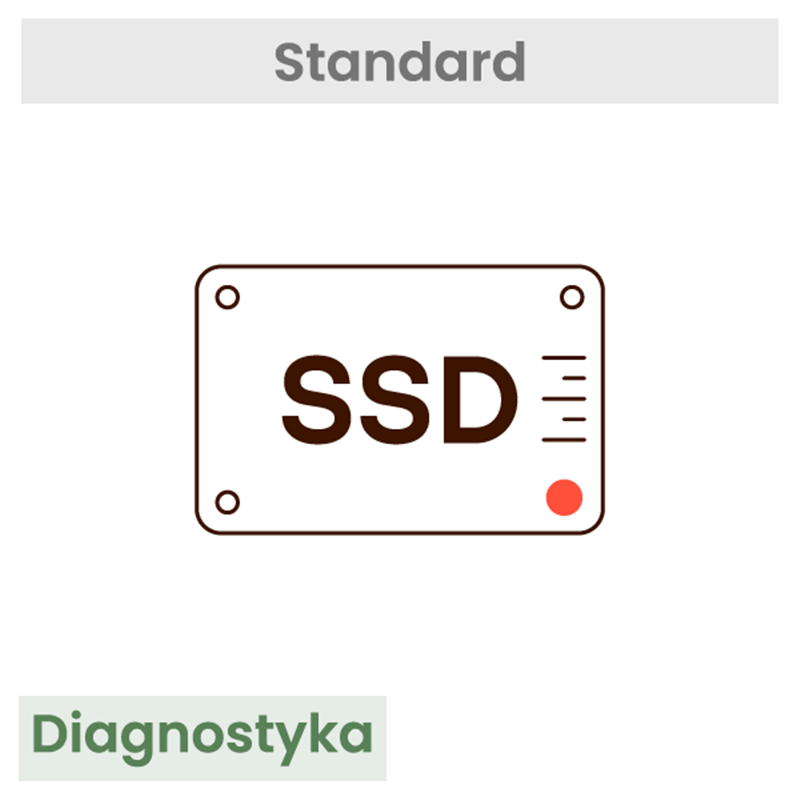 Pierwsze uruchomienie i test dysku HDD i SSD