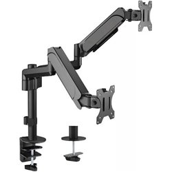 HDWR Uchwyt biurkowy na 2 monitory 17" - 32" (SolidHand-AS02)