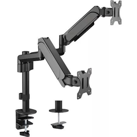 HDWR Uchwyt biurkowy na 2 monitory 17" - 32" (SolidHand-AS02)