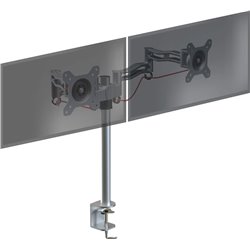 Duronic Uchwyt biurkowy na 2 monitory 13" - 27" (DM352 SR)