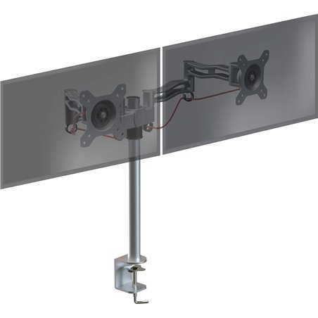Duronic Uchwyt biurkowy na 2 monitory 13" - 27" (DM352 SR)