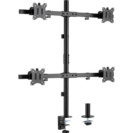 InLine® Tischhalterung, für 4x LCD-/LED-Display bis 81cm (32"), max. 9kg