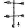 InLine® Tischhalterung, für 4x LCD-/LED-Display bis 81cm (32"), max. 9kg