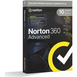 Norton 360 Advanced GENERIC MM do 10 urządzeń na 12 miesięcy  (21466473)