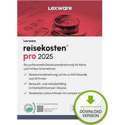 Program Lexware ESD / Lexware reisekosten pro 2025 / Online Download