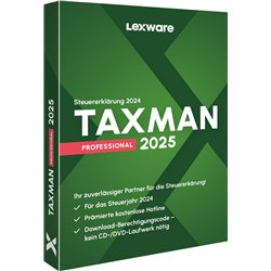 Program Lexware Lexware TAXMAN professional 2025 Zwrot podatku 1 x licencja