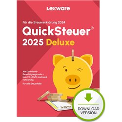 Program Lexware ESD / QuickSteuer Deluxe 2025 / Online Download