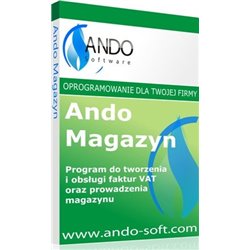 Program do obsługi magazynu i fakturowania ANDO Magazyn ESD - wersja elektroniczna