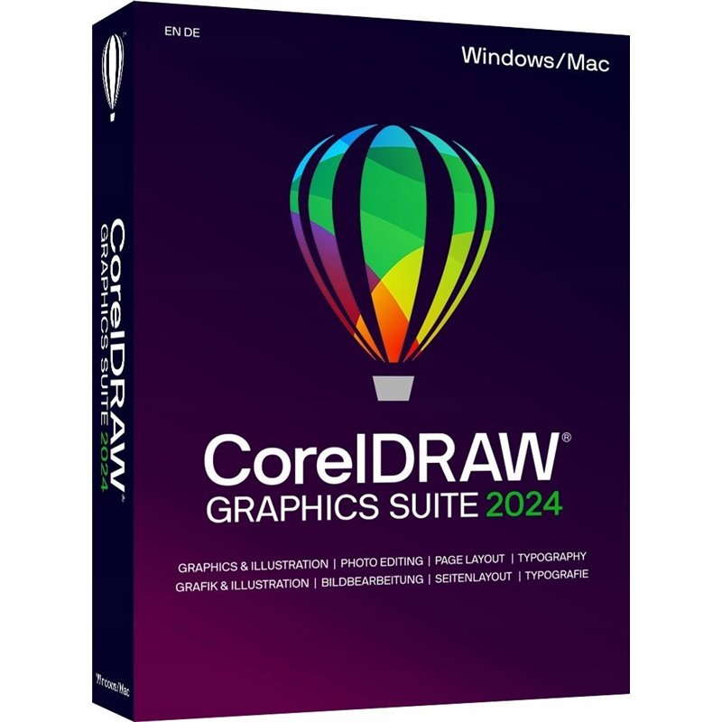 Corel Program Corel DRAW Graphics Suite 2024 BOX WIN/MAC