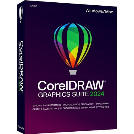 Corel Program Corel DRAW Graphics Suite 2024 BOX WIN/MAC