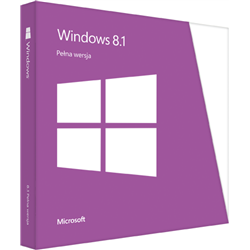 System operacyjny Microsoft Windows 8.1 PL 32 bit 64 bit BOX (WN7-00934)