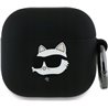 Karl Lagerfeld KLA4RUNCHK AirPods 4       cover czarny/black Silicone Choupette Head 3D