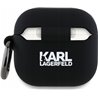 Karl Lagerfeld KLA4RUNCHK AirPods 4       cover czarny/black Silicone Choupette Head 3D