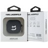 Karl Lagerfeld KLA4RUNCHK AirPods 4       cover czarny/black Silicone Choupette Head 3D