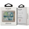 Guess Etui ochronne Flower Strap Collection do AirPods 3 zielone