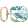Guess Etui ochronne Flower Strap Collection do AirPods 3 zielone