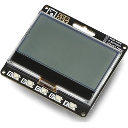 PiMoroni Pico GFX Pack - monochromatyczny wyświetlacz LCD - podświetlenie RGBW - do Raspberry Pi Pico - PiMoroni PIM656